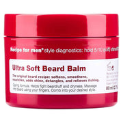 Recipe For Men, Ultra Soft Beard Balm, Skäggbalsam, Mjukgöring, 80 ml