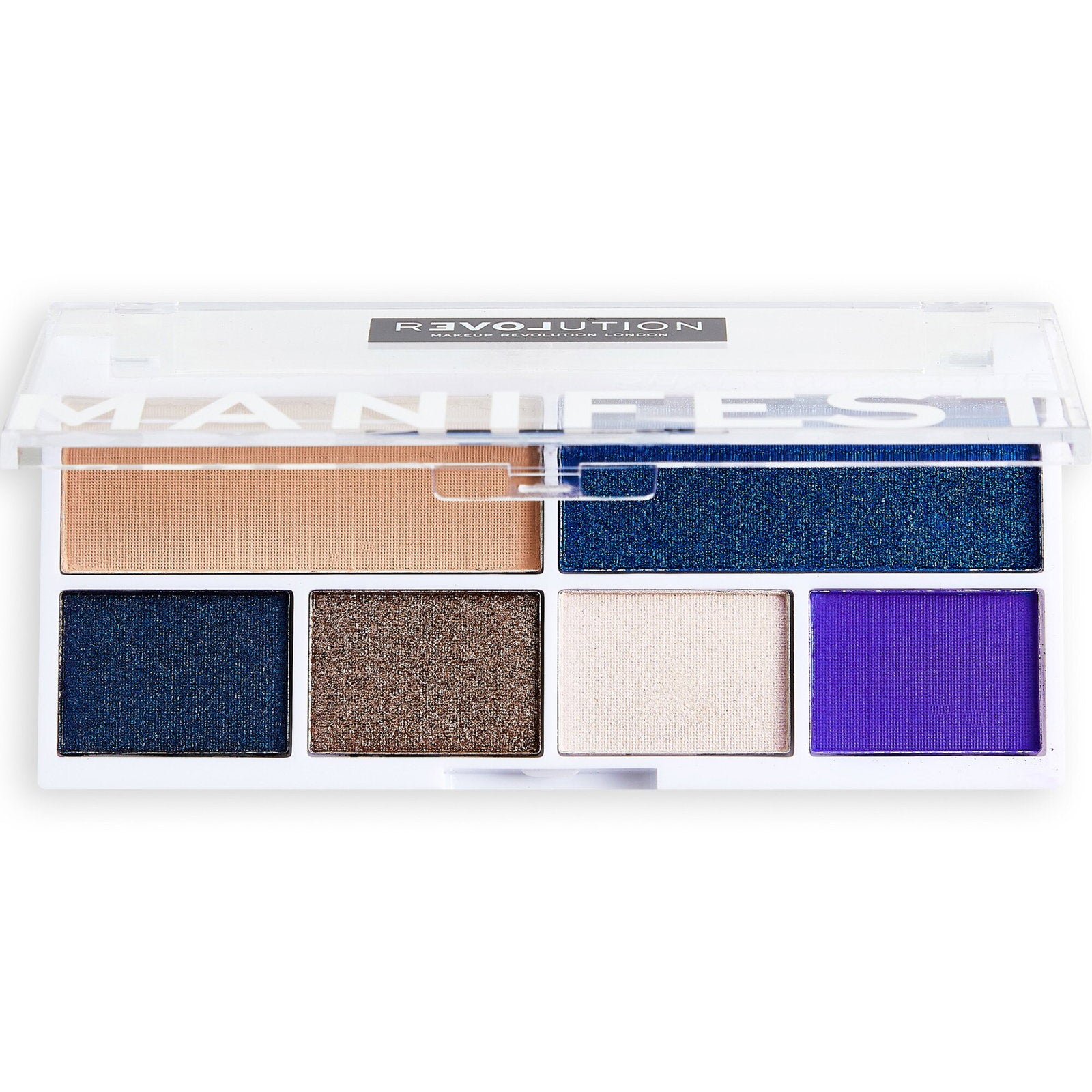 Relove By Revolution, Colour Play, Ögonskuggspalett, Manifest, 6 nyanser, 0.65 g