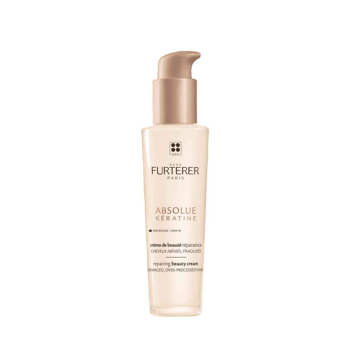 Rene Furterer, Absolue Keratine, Naturlig, Leave-in krämbehandling för hår, Reparation, 100 ml