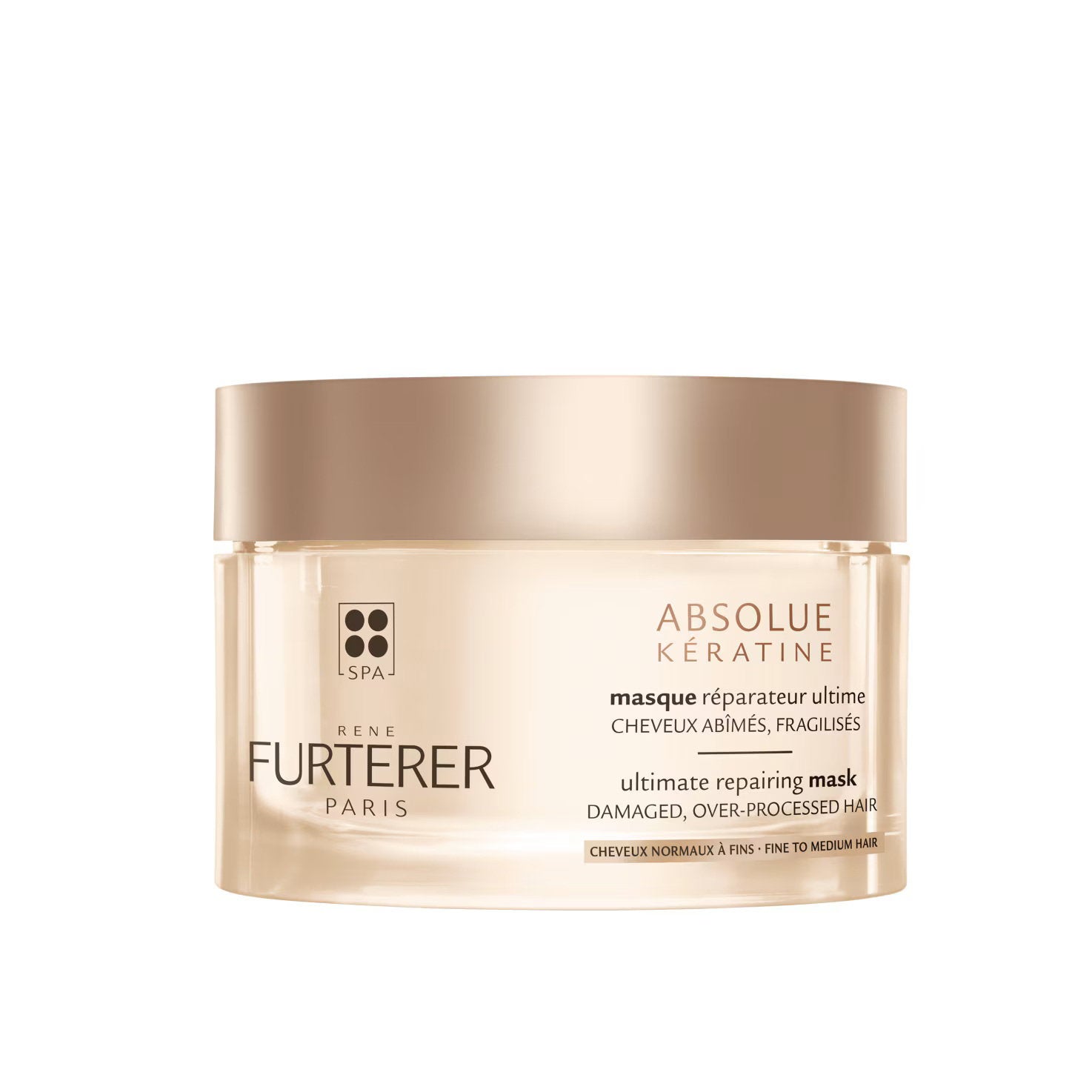 Rene Furterer, Absolue Keratine, Växtbaserad, Hårbehandlingskräm mask, Reparationer, 200 ml
