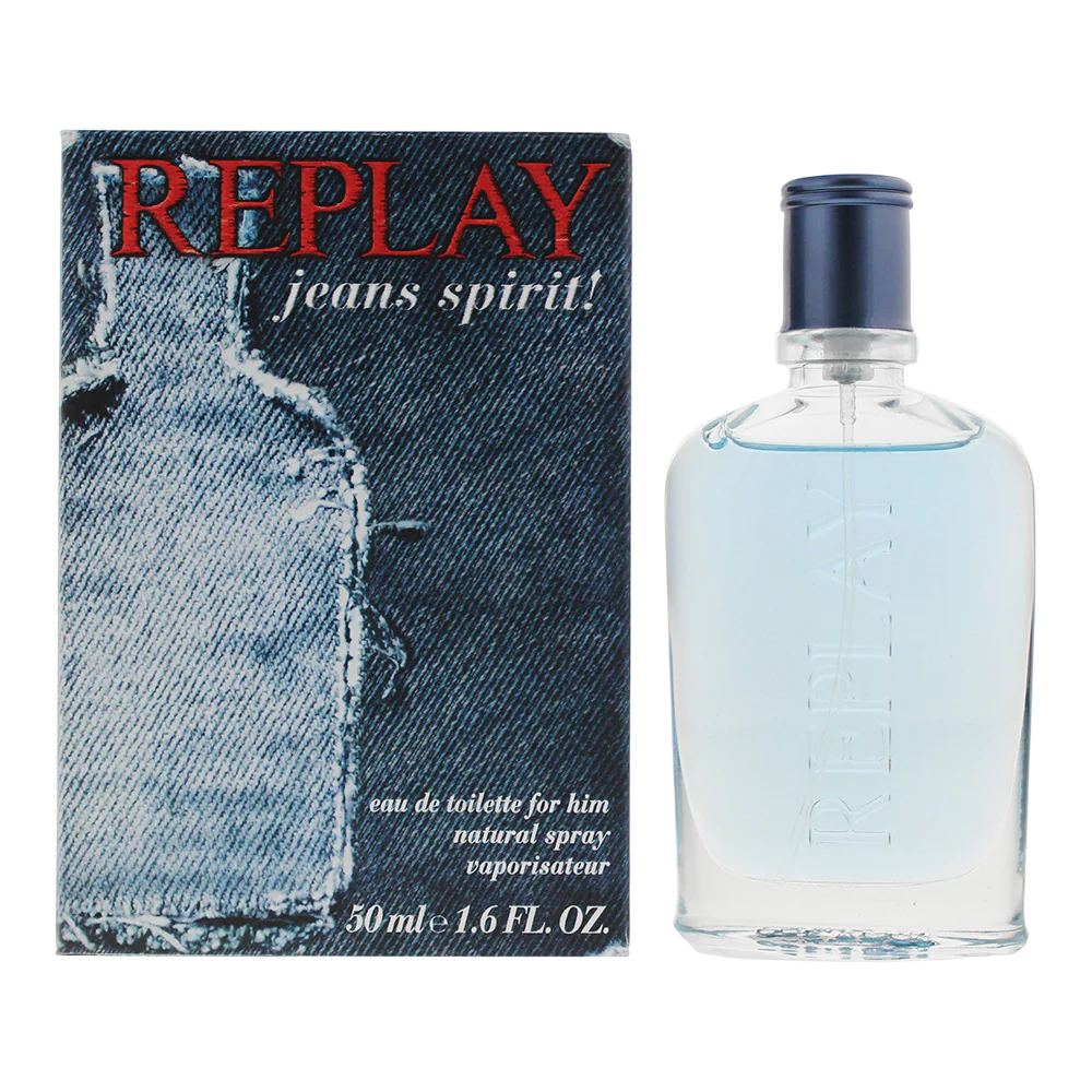 Replay, Jeans Spirit!, Eau de Toilette, För män, 50 ml
