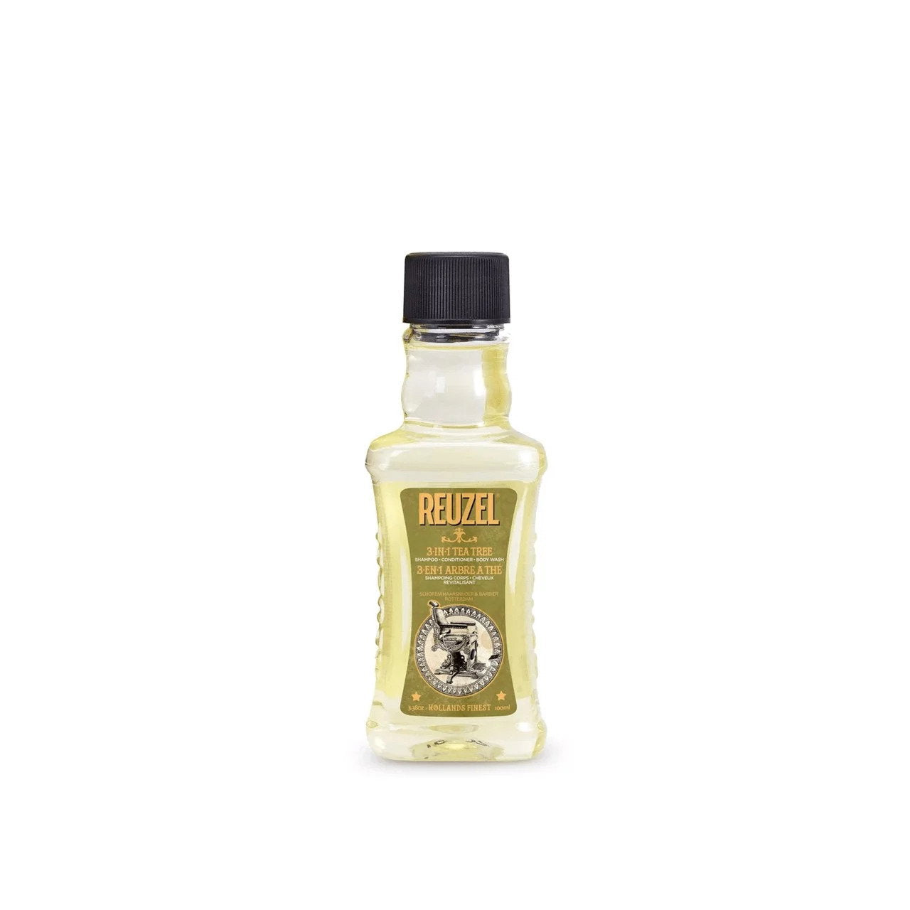 Reuzel, Reuzel, Tea tree olja, Hårschampo, balsam & duschgel 3-i-1, Återfuktande, 100 ml
