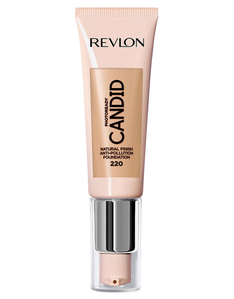 Revlon, Candid, Mot föroreningar, Flytande foundation, 220, Sandbeige, 22 ml