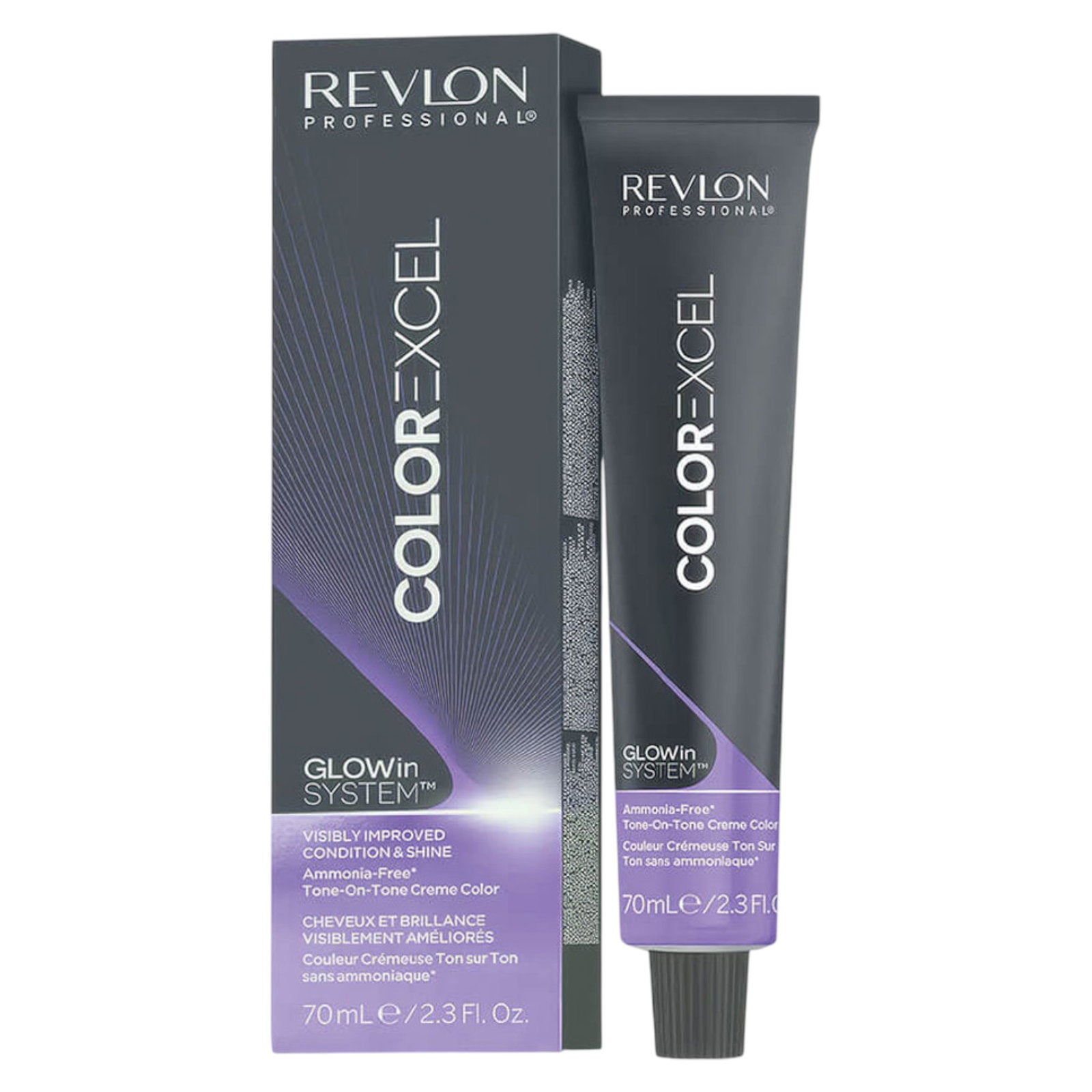 Revlon, Color Excel, Ammoniakfri, Semi-permanent hårfärg, 5.25 Light Iridescent Mahogany Brown, 70 ml