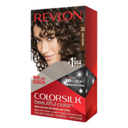 Revlon, Colorsilk, Permanent hårfärg, 30 Dark Brown, 130 ml