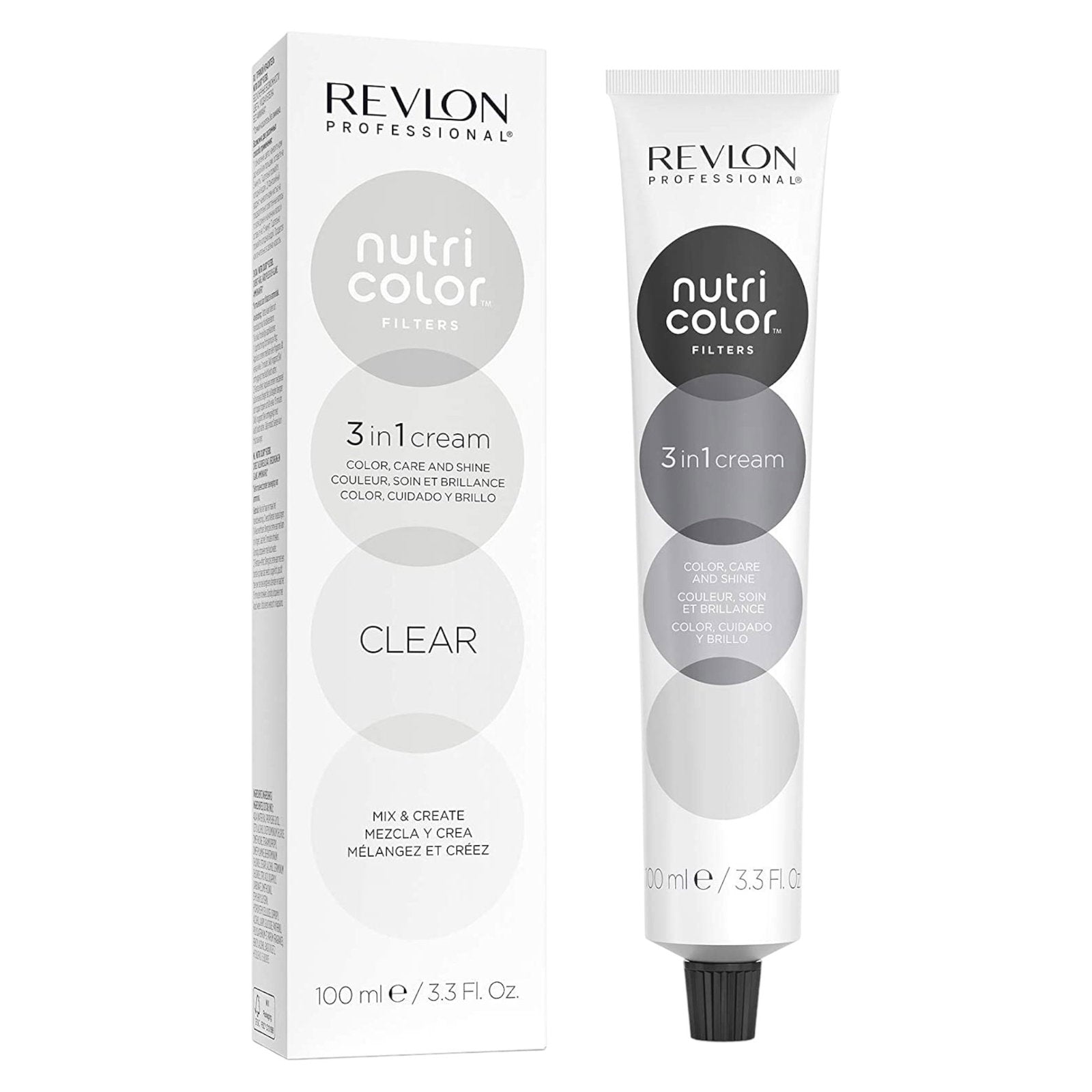 Revlon, Nutri Color Filters, Hårfärgningskräm toner,  Clear, 100 ml