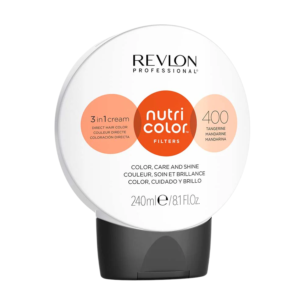 Revlon, Nutri Color Filters, Hårfärgningskräm toner, 400 Tangerine, 240 ml