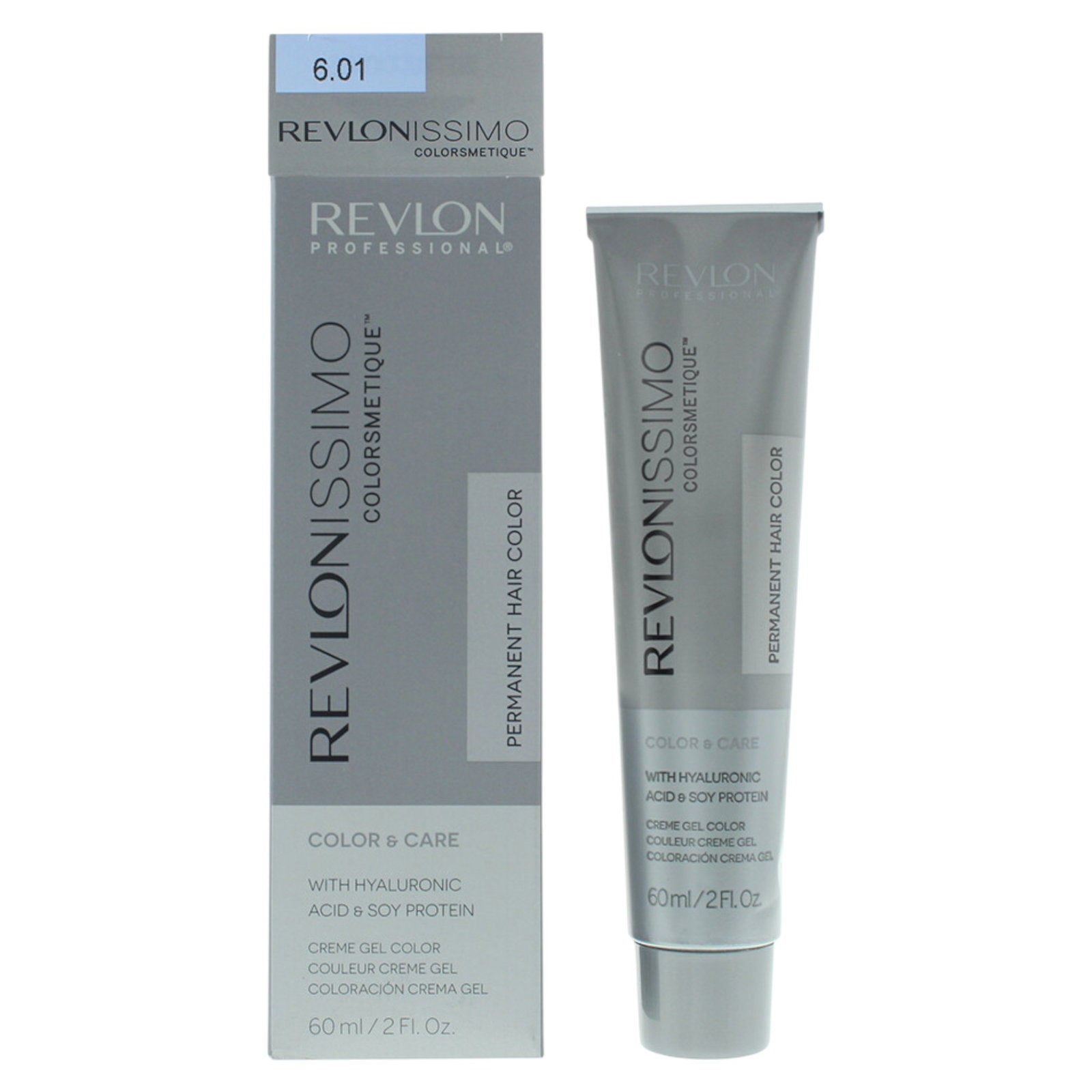 Revlon, Revlonissimo Colorsmetique, Karmel, Permanent hårfärg, 6.01 Dark Natural Ash Blonde, 60 ml