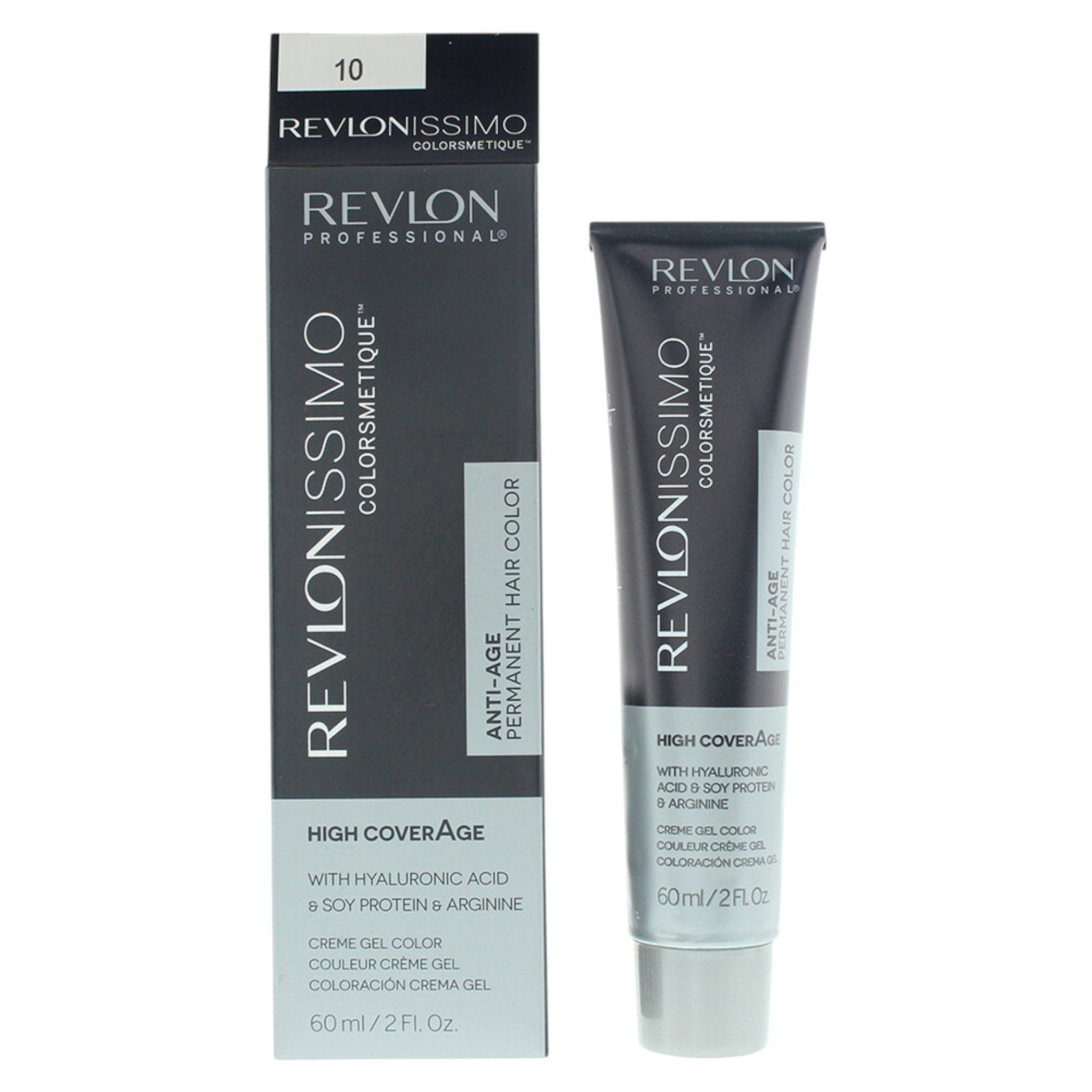 Revlon, Revlonissimo Colorsmetique, Hyaluronsyra, Permanent hårfärg, 10 Lightest Blonde, 60 ml
