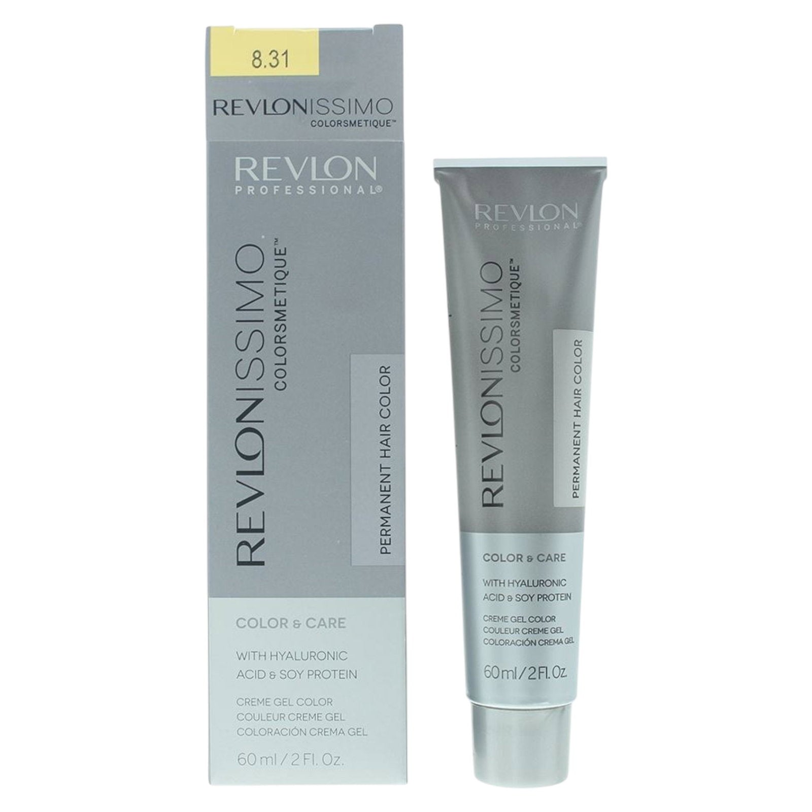 Revlon, Revlonissimo Colorsmetique, KER-HA Komplex, Permanent hårfärg, 8.31 Light Beige Blonde, 60 ml