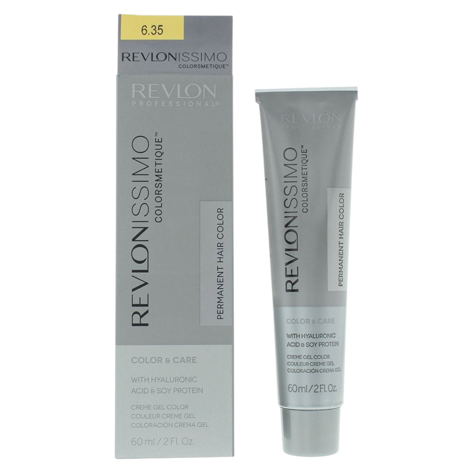 Revlon, Revlonissimo Colorsmetique, Permanent hårfärg, 6.35 Dark Amber Blonde, 60 ml