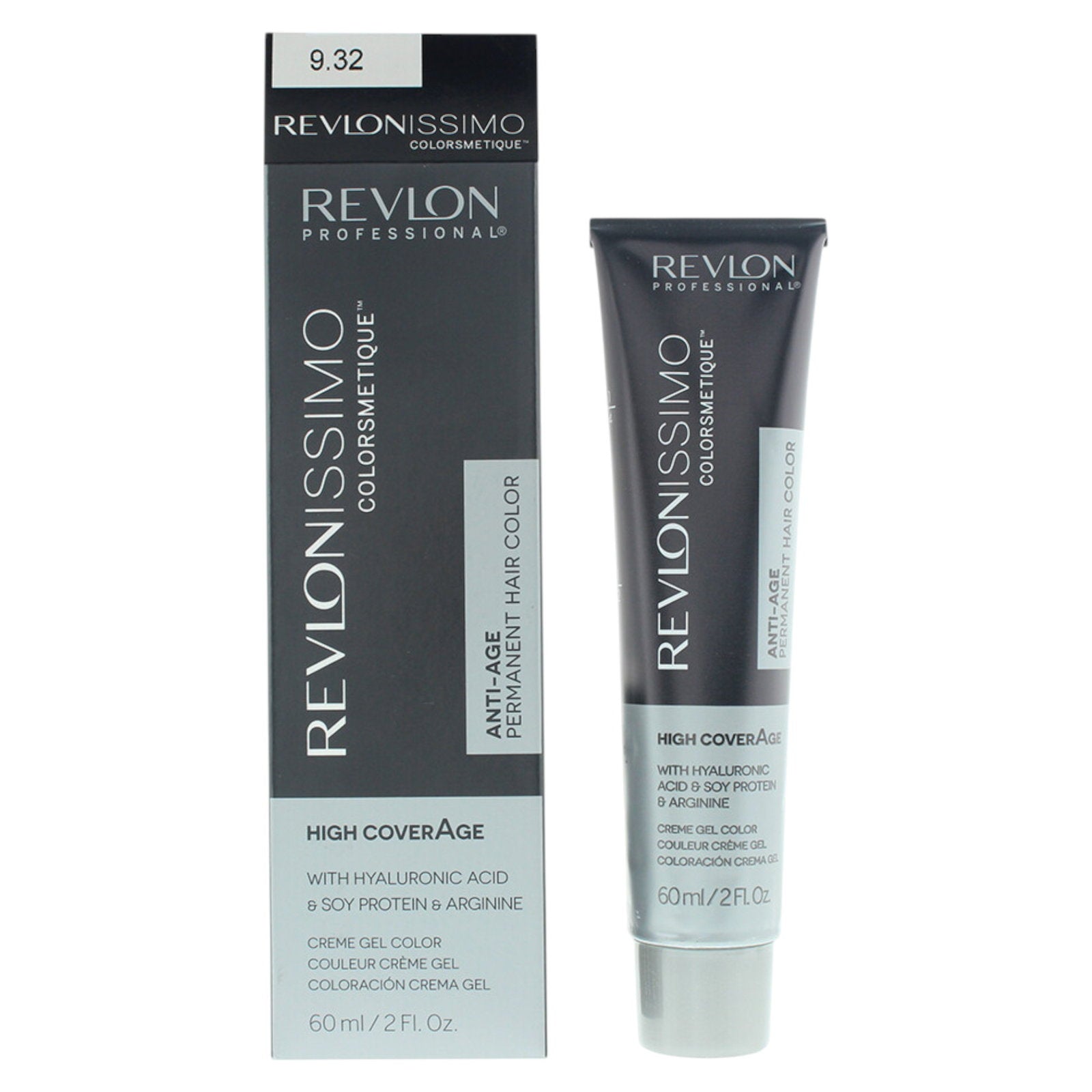 Revlon, Revlonissimo Colorsmetique, Närande, Permanent hårfärg, 9.32 Very Light Golden Pearl Blonde, 60 ml