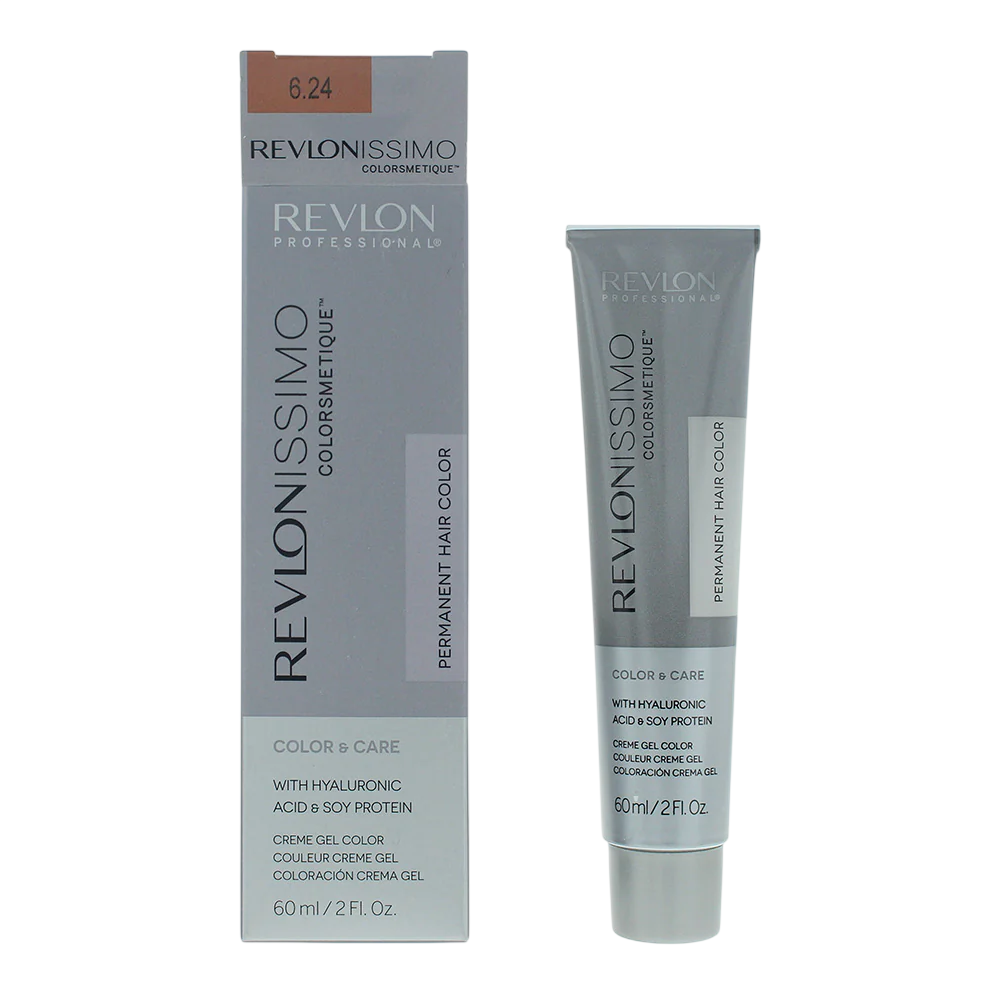 Revlon, Revlonissimo Colorsmetique, Permanent hårfärg, 6.24 Dark Coppery Pearl Blonde, 60 ml