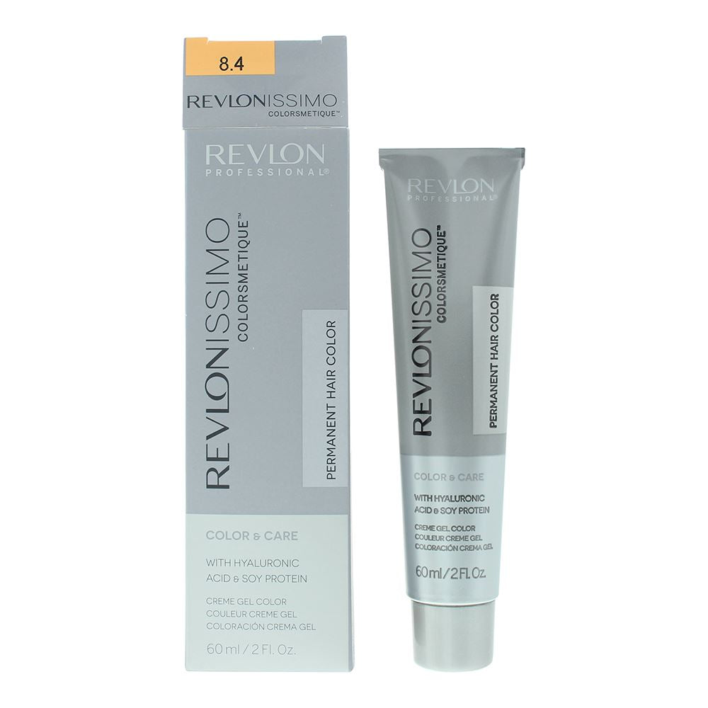 Revlon, Revlonissimo Colorsmetique, Permanent hårfärg, 8.4 Light Copper Blonde, 60 ml