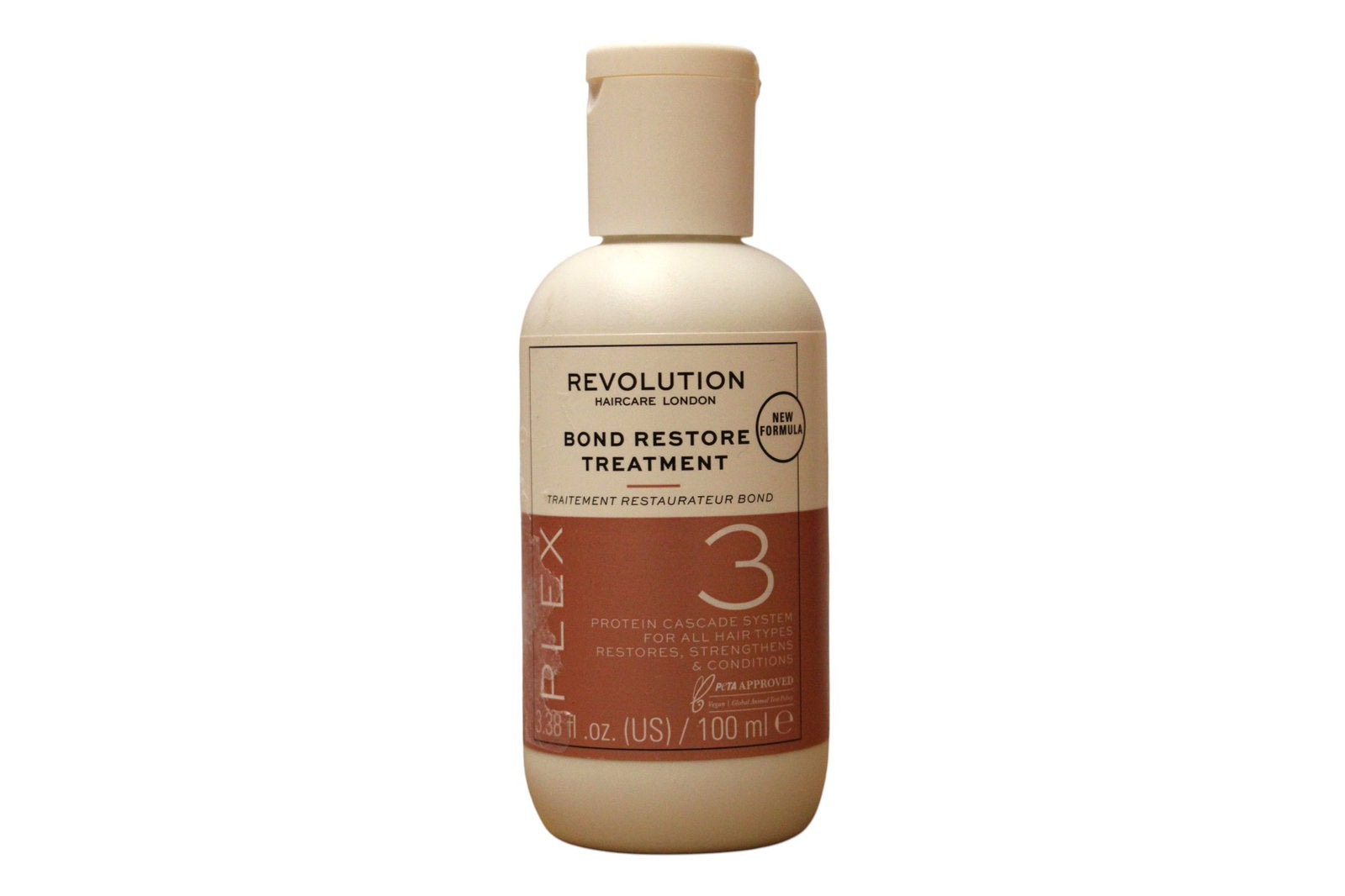 Revolution Haircare, Bond Plex 3, Hårbehandlingsbalsam, Restorativ, Alla hårtyper, 100 ml