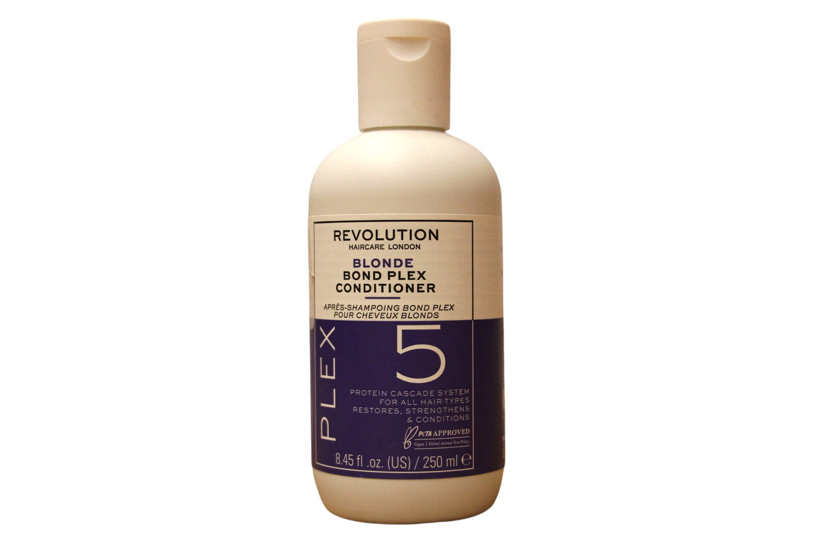 Revolution Haircare, Bond Plex 5, Hårbalsam, För neutralisering av gula toner, 250 ml