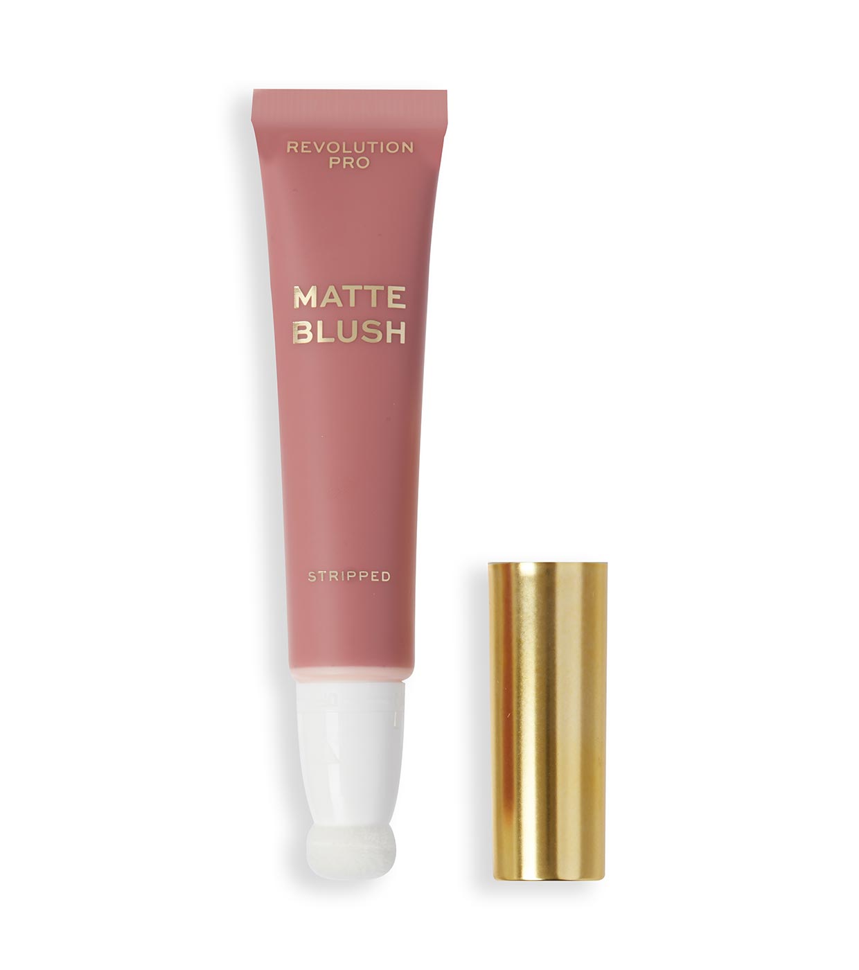 Revolution Pro, Iconic Matte, Krämrouge, Avklädd rosa, 15 ml