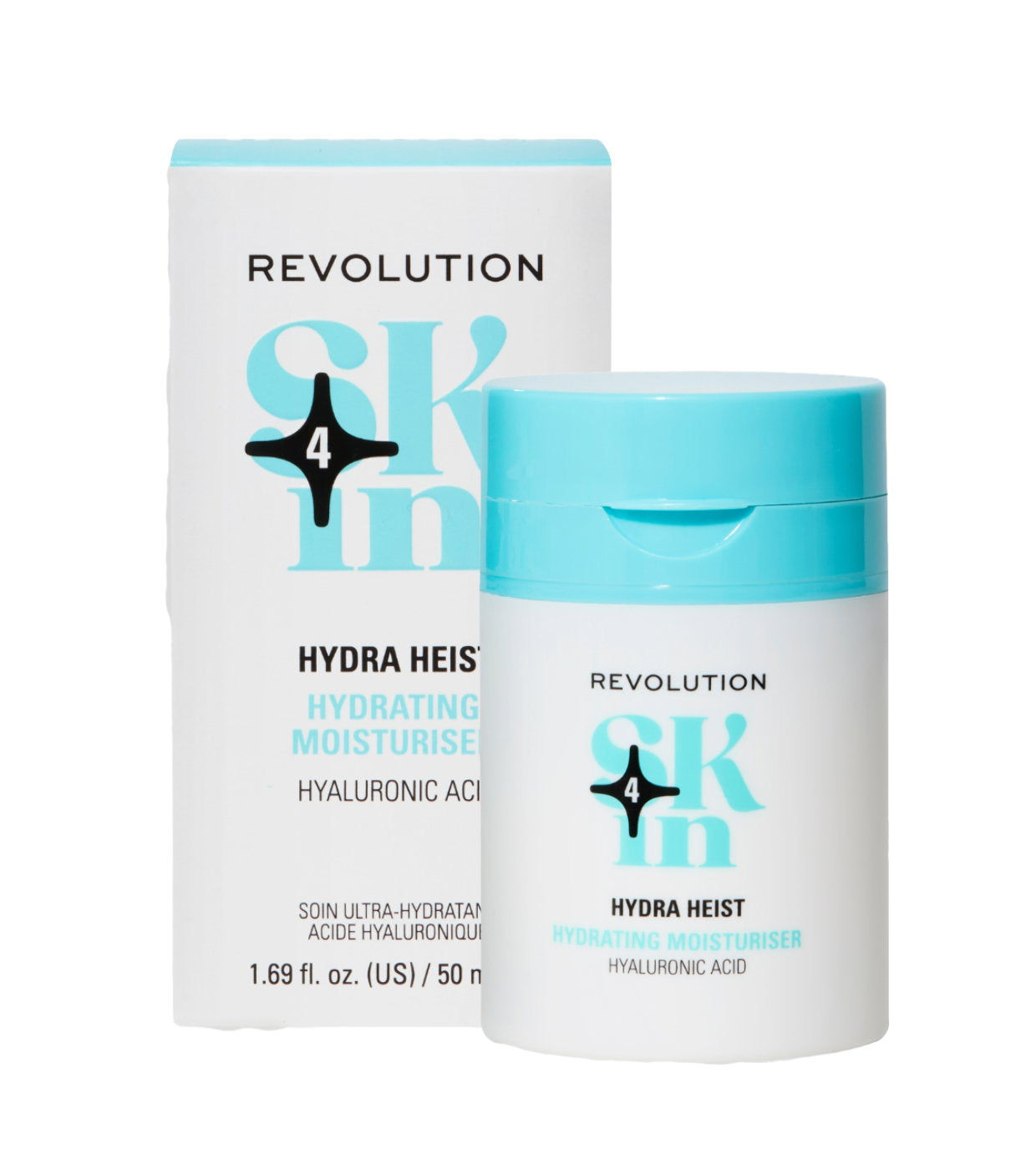 Revolution Skincare, Hydra Heist, Hyaluronsyra, Återfuktande, Vattenkräm, För ansiktet, 50 ml