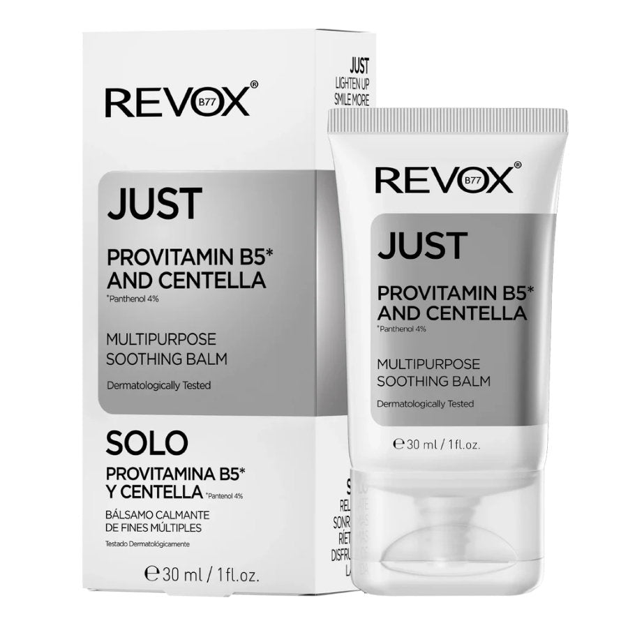 Revox B77, Just, Provitamin B5 & Centella, Lugnande, Balsam, För ansiktet, 30 ml