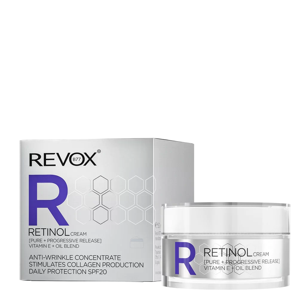 Revox B77, Retinol, Anti-aging, Dag, Grädde, För ansiktet, SPF 20, 50 ml