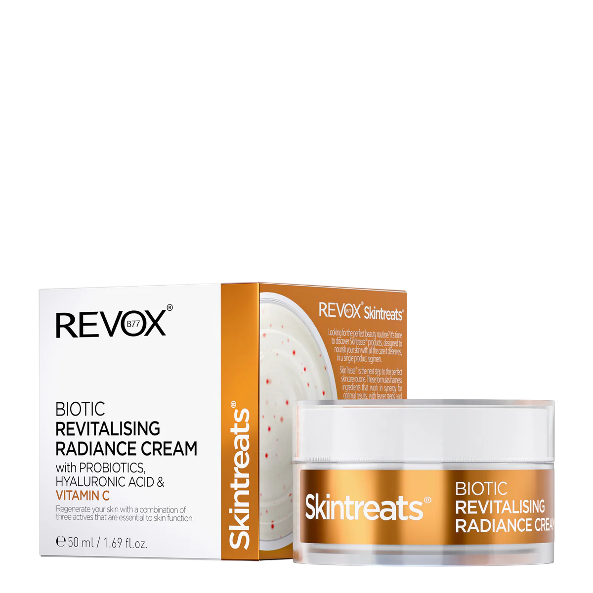 Revox B77, Skintreats Biotic, Revitaliserande, Kräm, För ansiktet, 50 ml