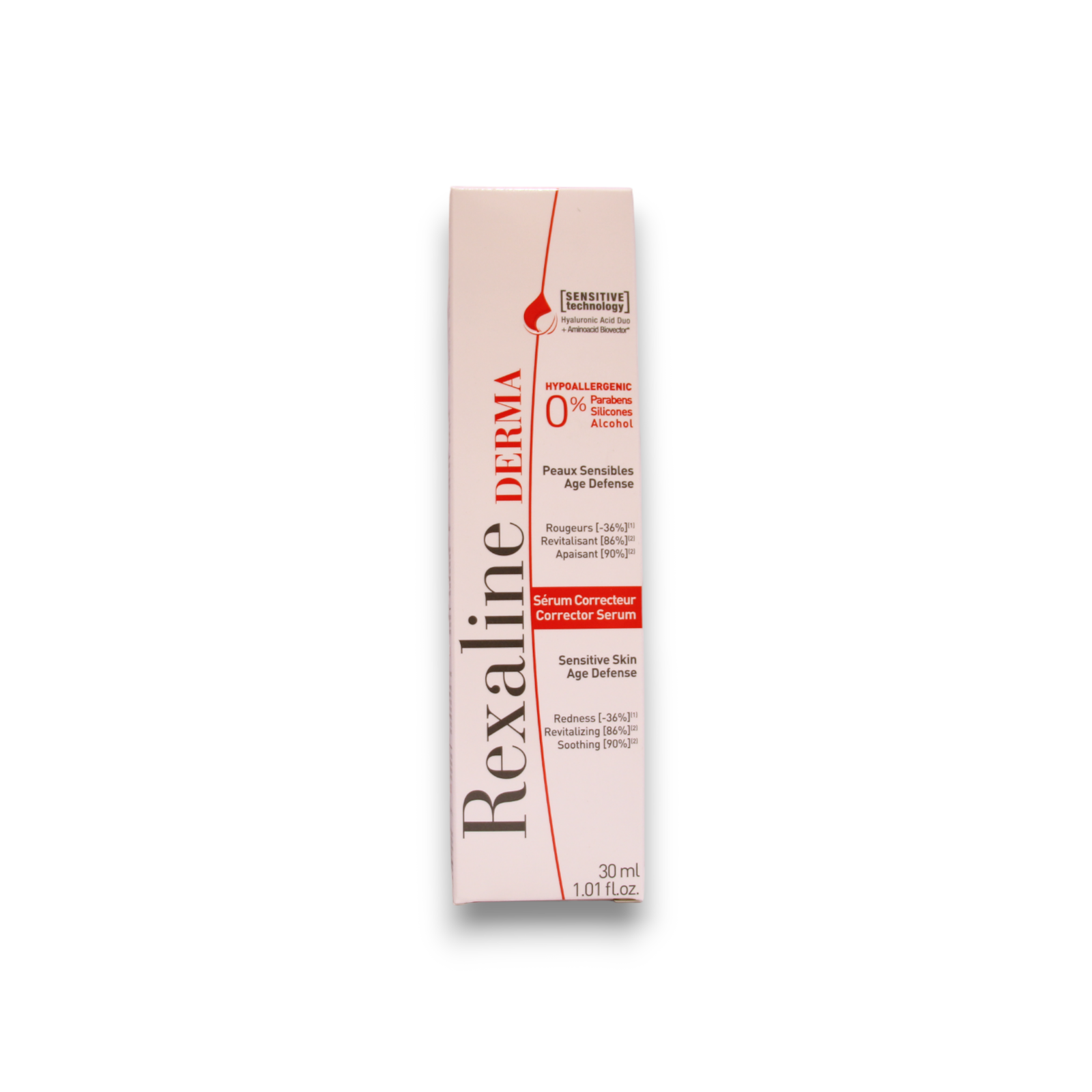 Rexaline, Derma, Lugnande, Dag, Serum, För ansiktet, 30 ml