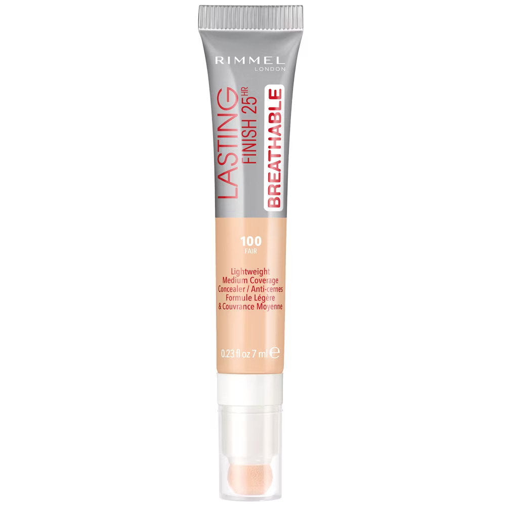 Rimmel London, Lasting Finish, Medium täckning, Krämig concealer, 100, Fair, 7 ml