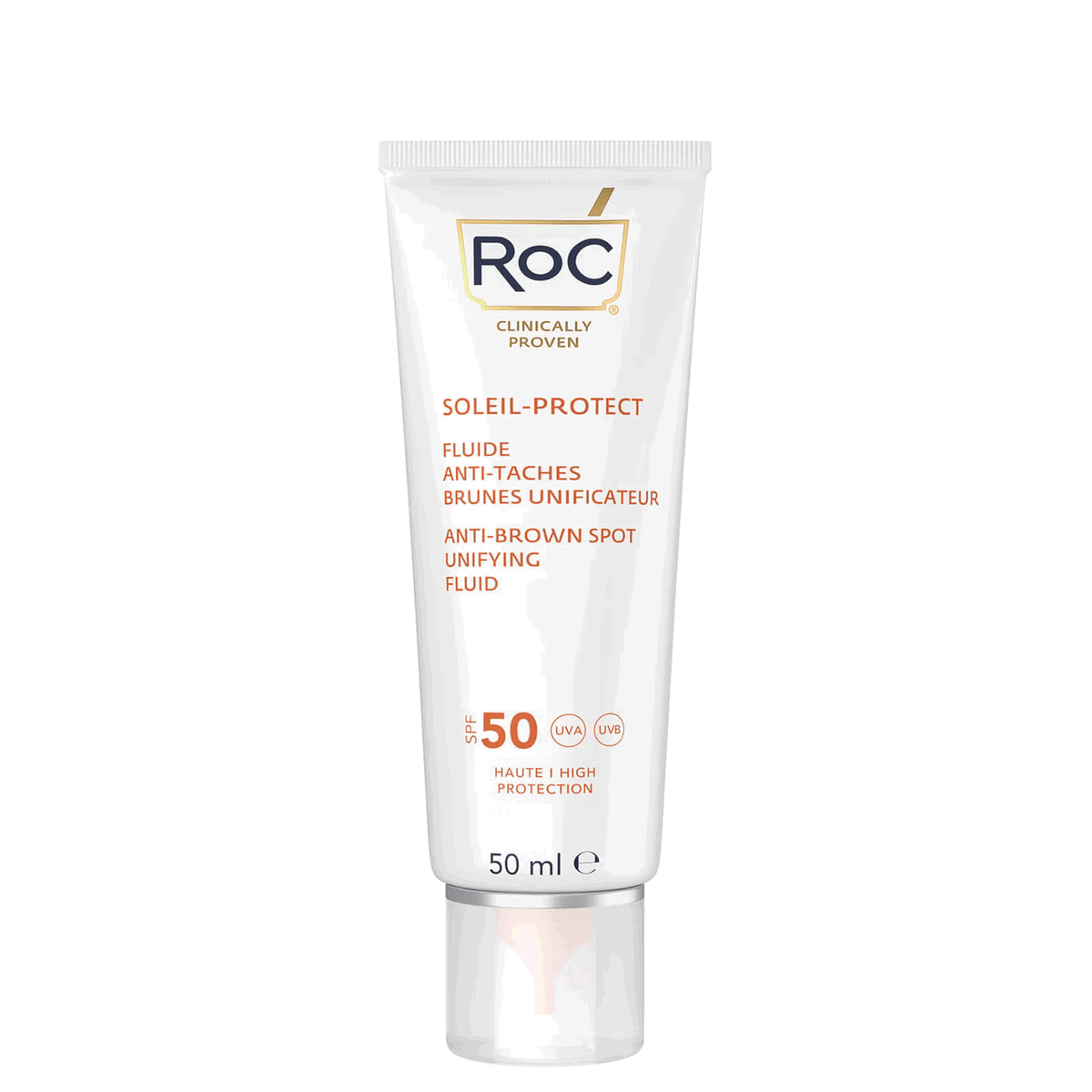 Roc, Soleil Protect, Skydd, Solspray, För ansiktet, 50+, 50 ml