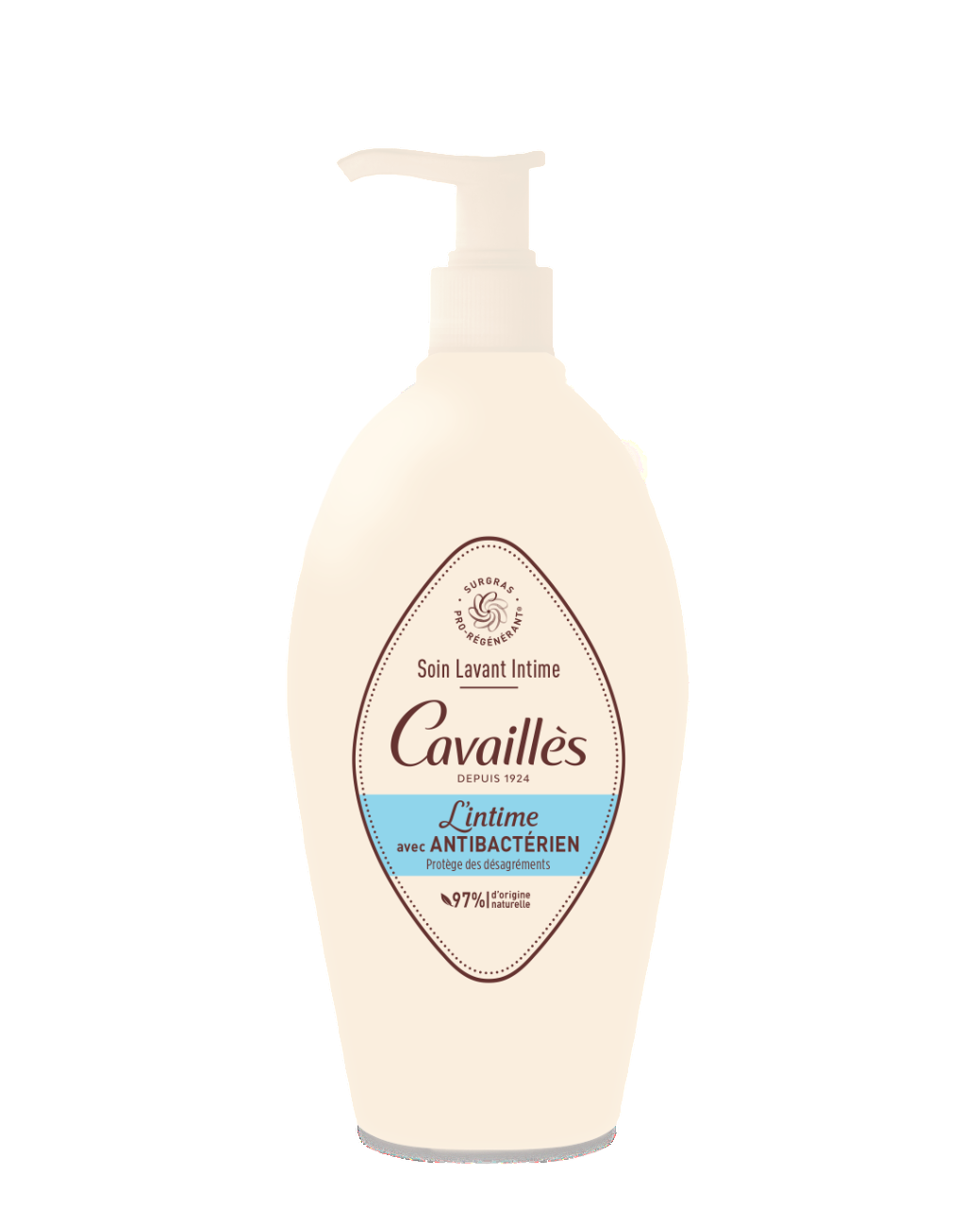 Roge Cavailles, Antibacterial Intimate, Naturliga ingredienser, Intimtvättgel, 250 ml