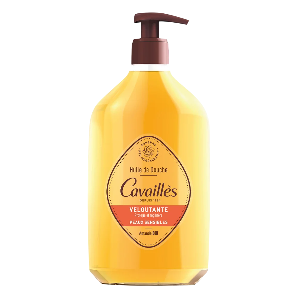 Roge Cavailles, Bio, Mandelolja, Mjukgöring, Duscholja, Alla hudtyper, 750 ml