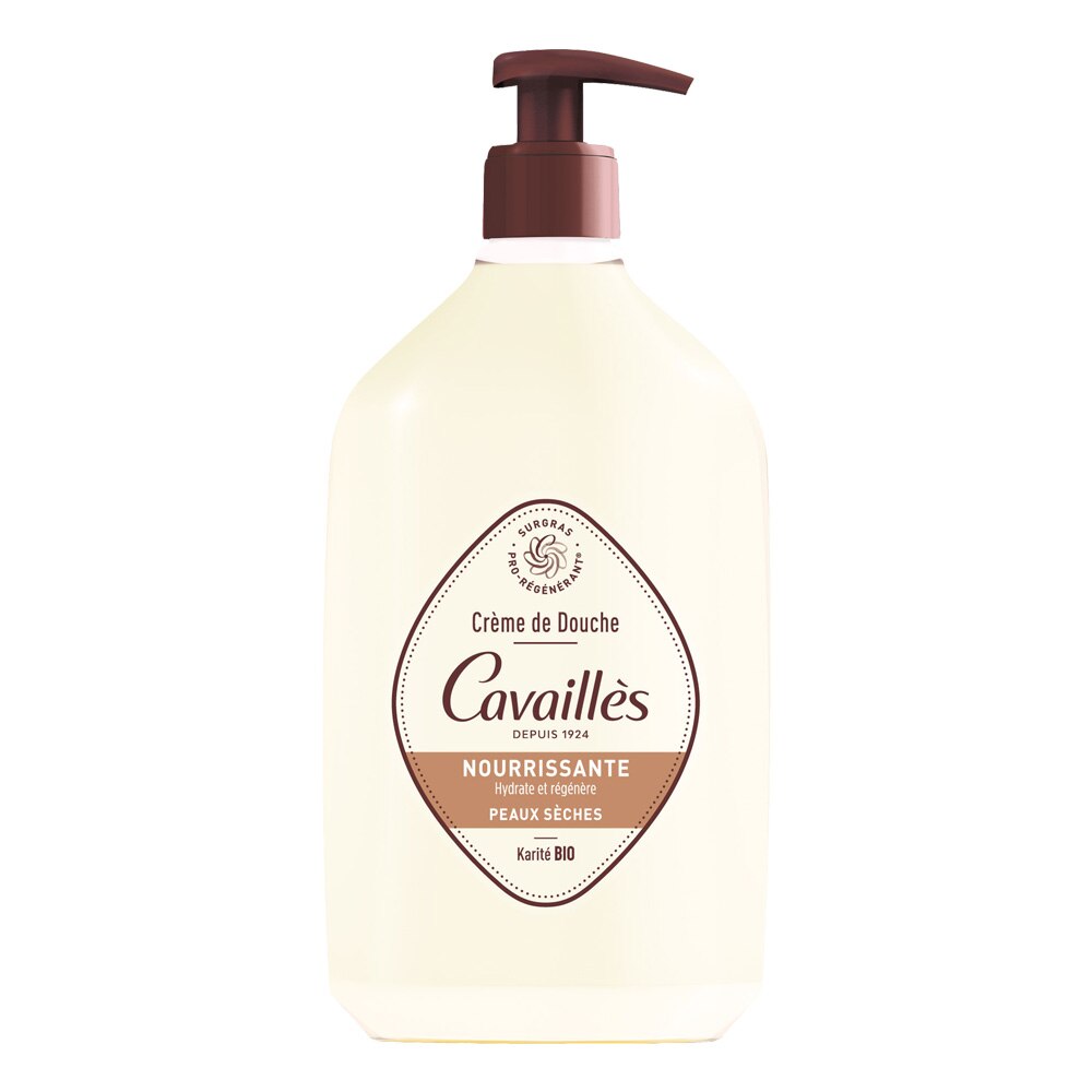 Roge Cavailles, Bio, Karité, Nära, Duschkräm, 750 ml