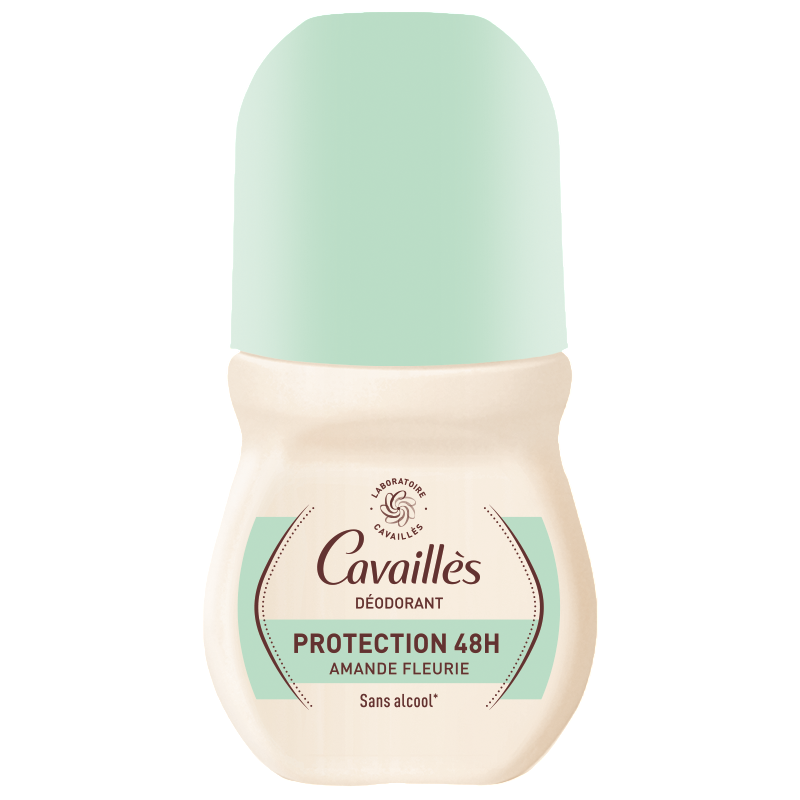 Roge Cavailles, Dermato, 48h Protection, Almond Blossom, Deodorant roll-on, För kvinnor, 50 ml