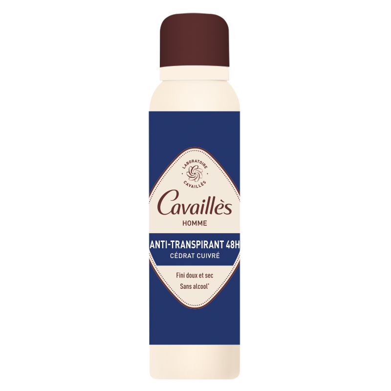 Roge Cavailles, L'Homme, 48h Protection, Cedrat Cuivre, Deodorantspray, För män, 150 ml