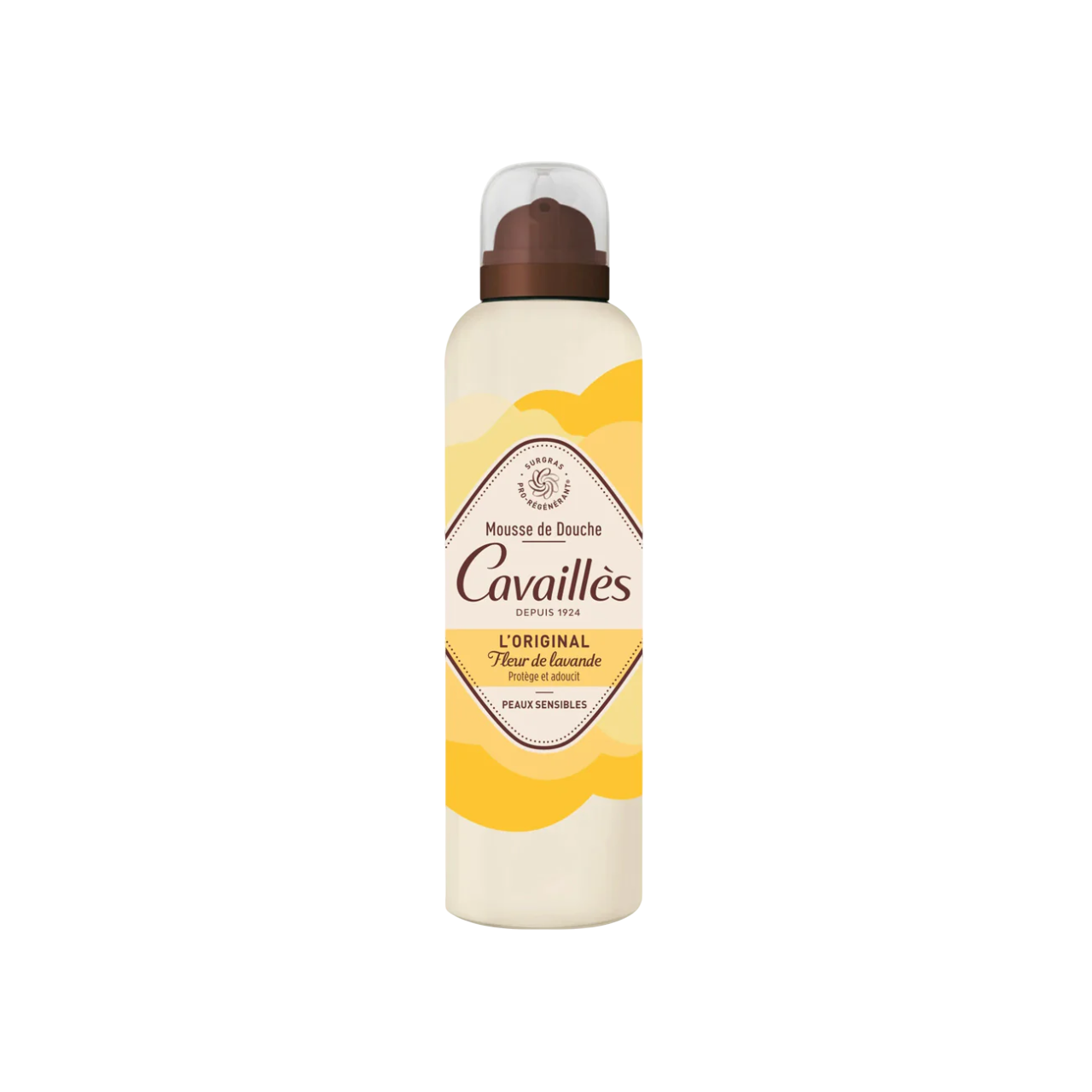 Roge Cavailles, L'Original, Lavendel, Rengöring, Duschmousse, 200 ml