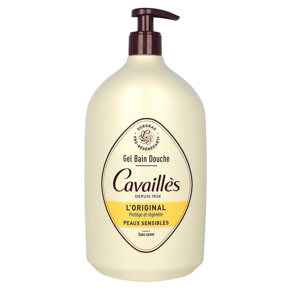 Roge Cavailles, L'Original, Regenerering, Duschgel, För känslig hud, 1000 ml