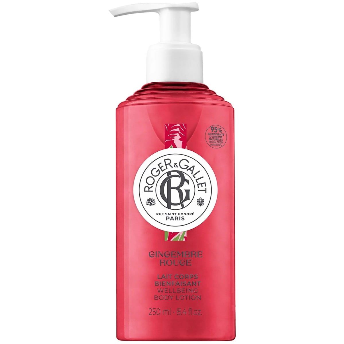 Roger & Gallet, Gingembre Rouge, Återfuktande, Kroppsmjölk, 250 ml