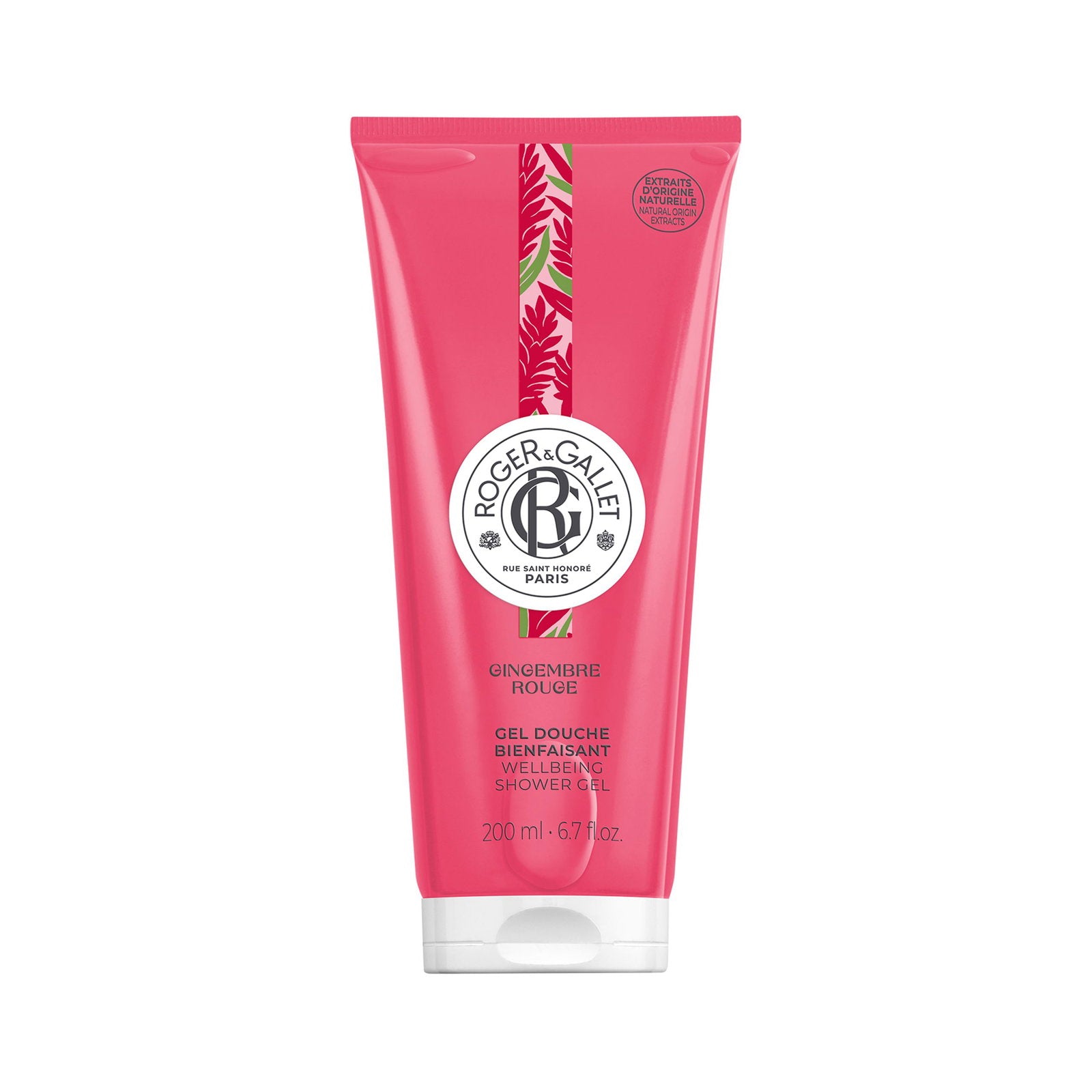 Roger & Gallet, Gingembre Rouge, Duschgel, För alla hudtyper, 200 ml