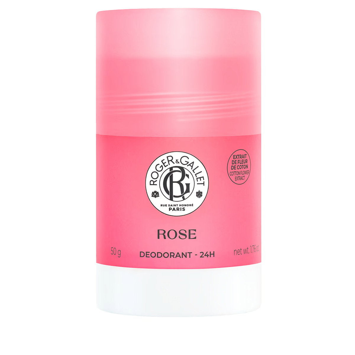Roger & Gallet, Rose, 24-timmars skydd, Deodorantstick, För kvinnor, 50 g