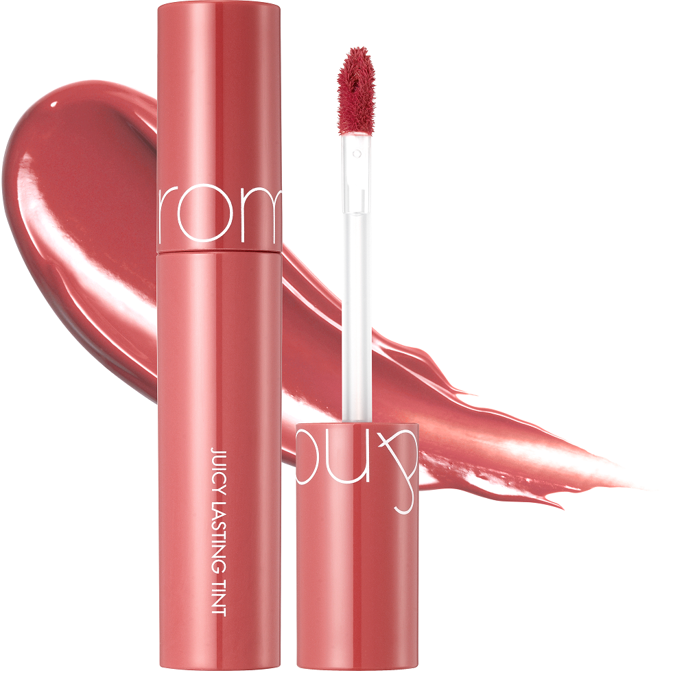 Rom&nd, Juicy Lasting Tint, Flytande läppstift, 11, Pink Pumpkin, 5.5 ml