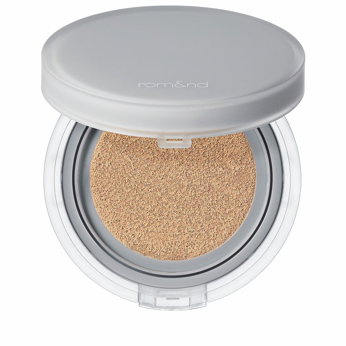 Rom&nd, Nu Zero Cushion, Halvmatt yta, Kompakt foundation, 04, Beige, 15 g