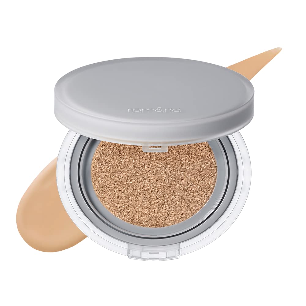 Rom&nd, Nu Zero Cushion, Halvmatt yta, Kompakt foundation, 05, Sand, 15 g