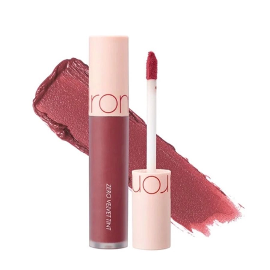 Rom&nd, Zero Velvet Tint, Flytande läppstift, Flytande läppstift, 16, Burny Nude, 5.5 g