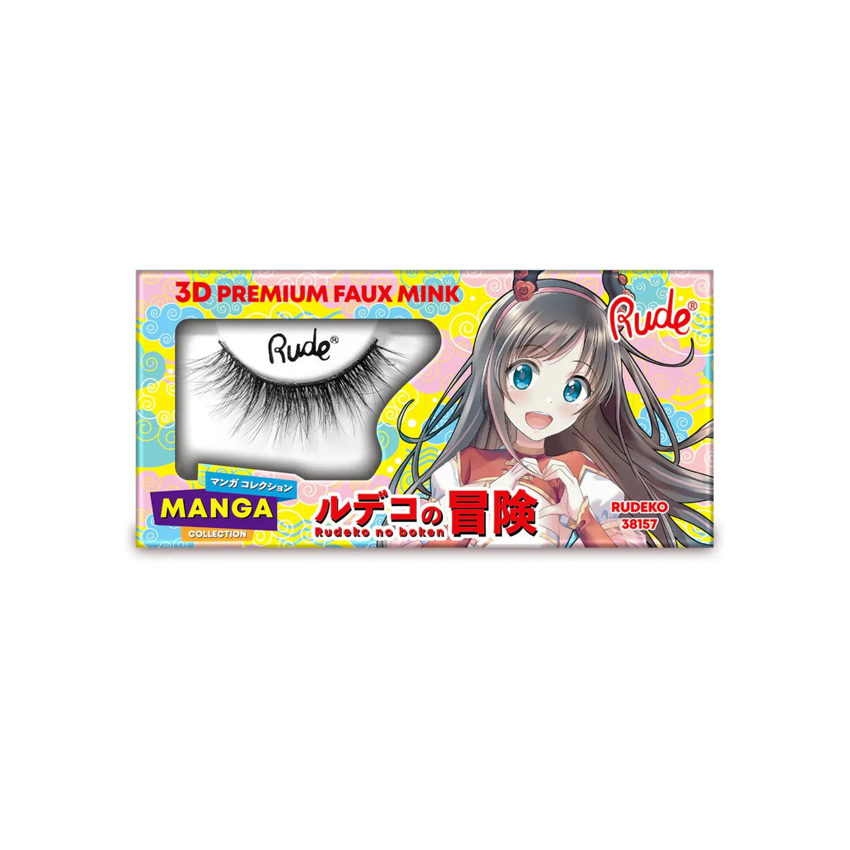Rude Cosmetics, Chibi Manga Faux Mink - Rudeko, Lösglans