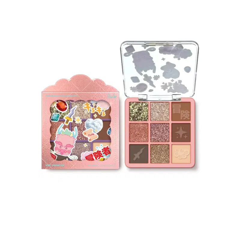 Rude Cosmetics, Treasure Hunt, Ögonskuggspalett, 9 nyanser