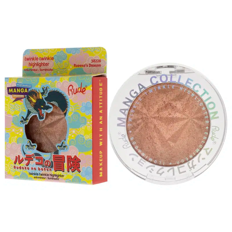 Rude Cosmetics, Twinkle Twinkle, Belyst, Highlighterpalett, Rudeko's Dragon, 4 g