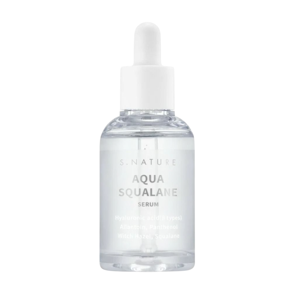 S.Nature, Aqua Squalane, Återfuktande, Dagligen, Serum, För ansiktet, 30 ml