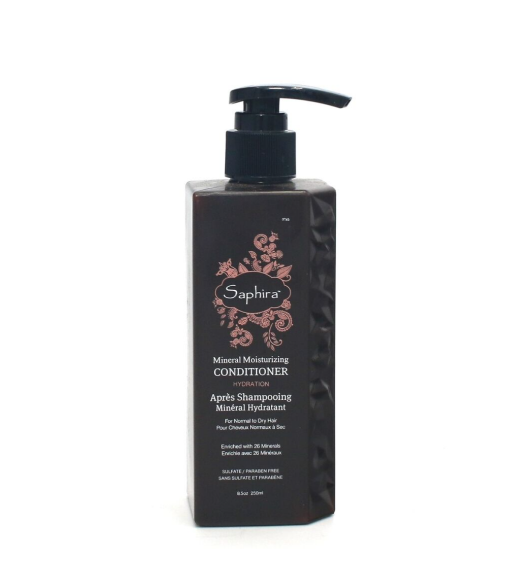 Saphira, Mineral, Sulfatfri, Hårbalsam, För återfuktning, 250 ml