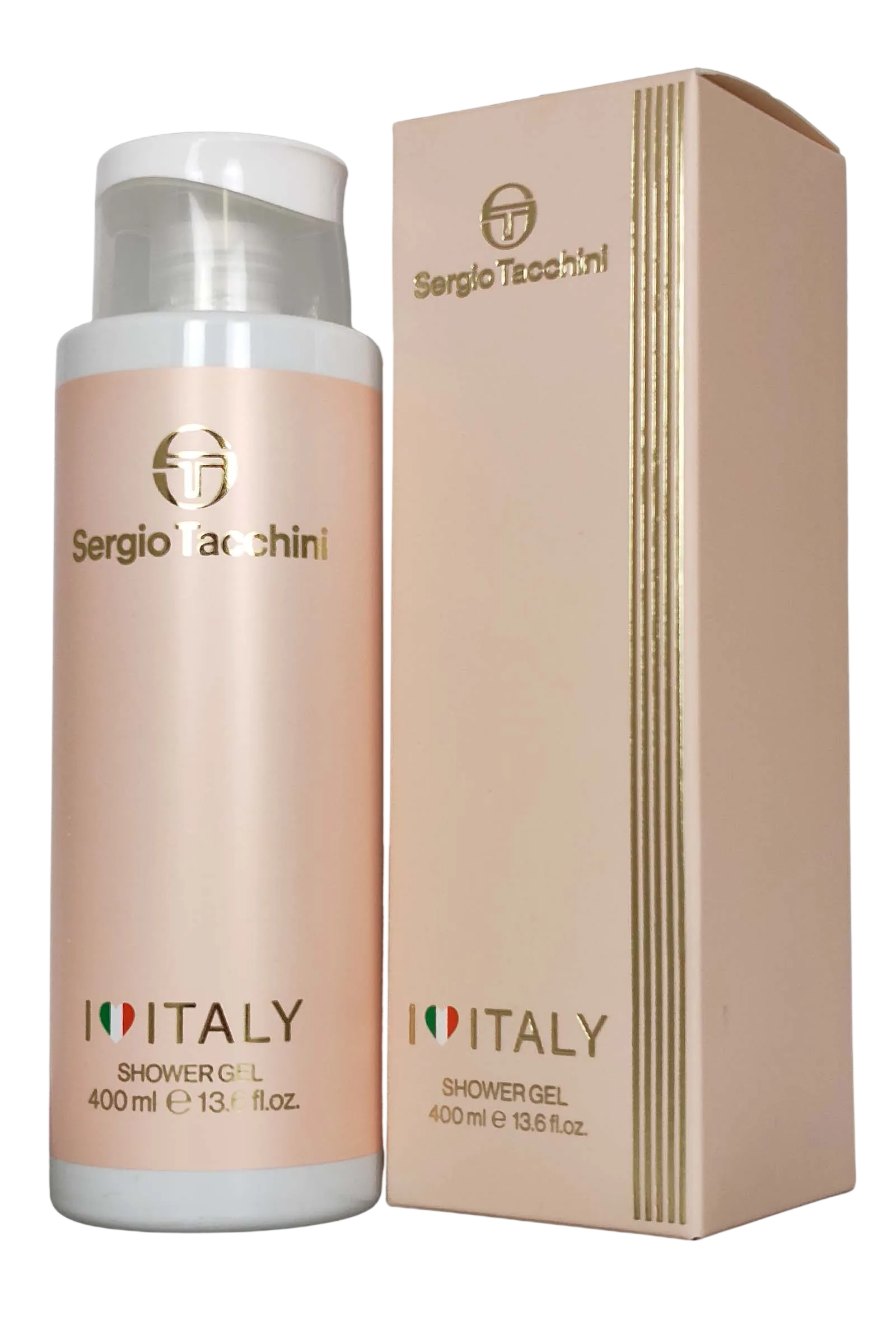 Sergio Tacchini, I Love Italy, Färsk, Cleansing & Refreshing, Duschgel, Kropp, Alla hudtyper, 400 ml