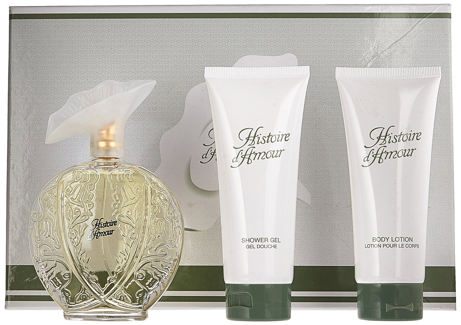 Set Aubusson: Histoire D'amour, Eau De Toilette, For Women, 100 ml + Histoire D'amour, Shower Gel, For All Skin Types, 100 ml + Histoire D'amour, Moisturising, Body Lotion, 100 ml