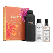 Set Balmain Professionnel: Muse Du Printemps, GWP Steel Water Bottle, Black + Balmain Professionnel, Argan Oil, Hair Leave-In Conditioner, For Hydrate/Detangle & Shine, 50 ml + Balmain Professionnel, Butane, Hair Spray, For Volume, Light Hold, 200 ml